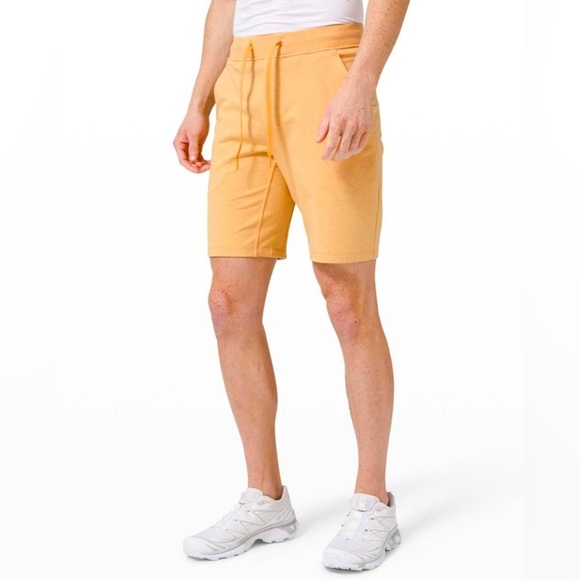 Lululemon City Sweat Short French Terry 9" Heathered Beeswax- Men’s Small NWOT - Picture 2 of 7